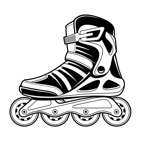 dessin de patins a roulettes